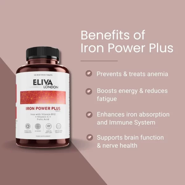 Iron Power Plus – With Vitamin C, B12 & Folic Acid - Image 6