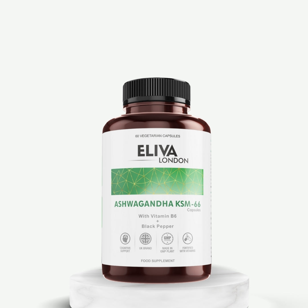 Ashwagandha KSM-66 | 3000 mg with Vitamin B6 & Black Pepper